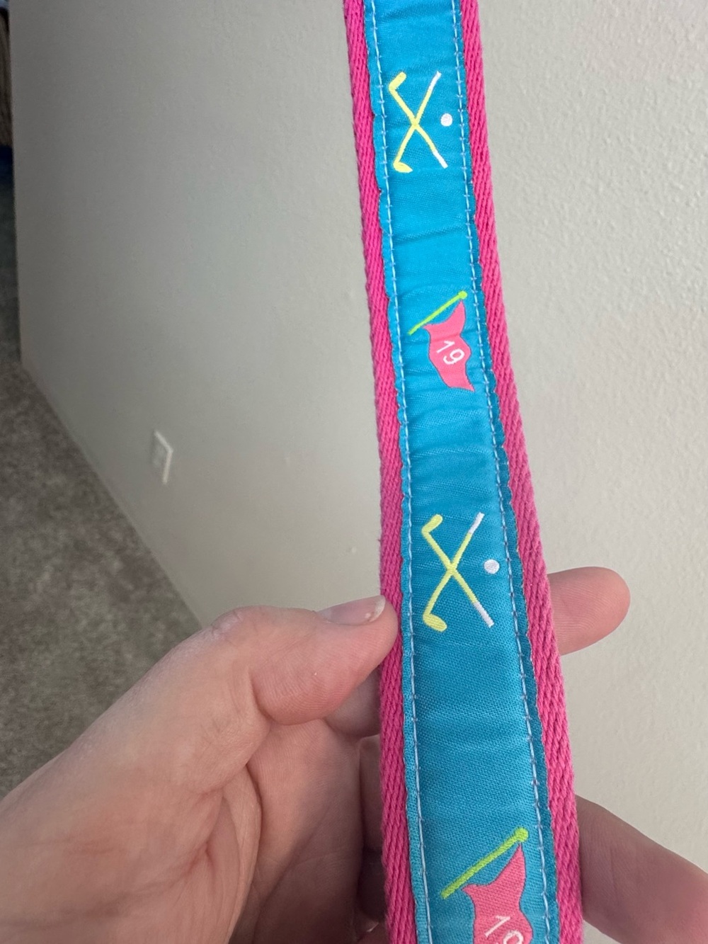 EUC 19th Hole Women’s Golf Belt with D Ring Buckle - Size XL